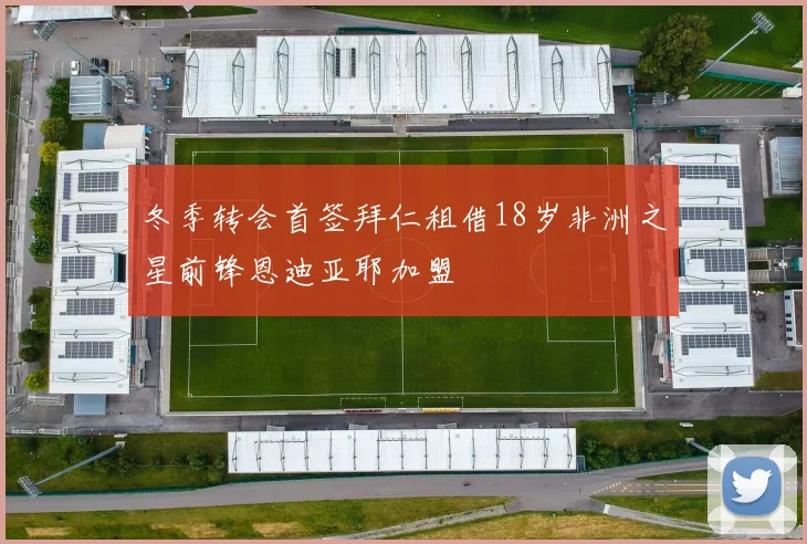 冬季转会首签拜仁租借18岁非洲之星前锋恩迪亚耶加盟